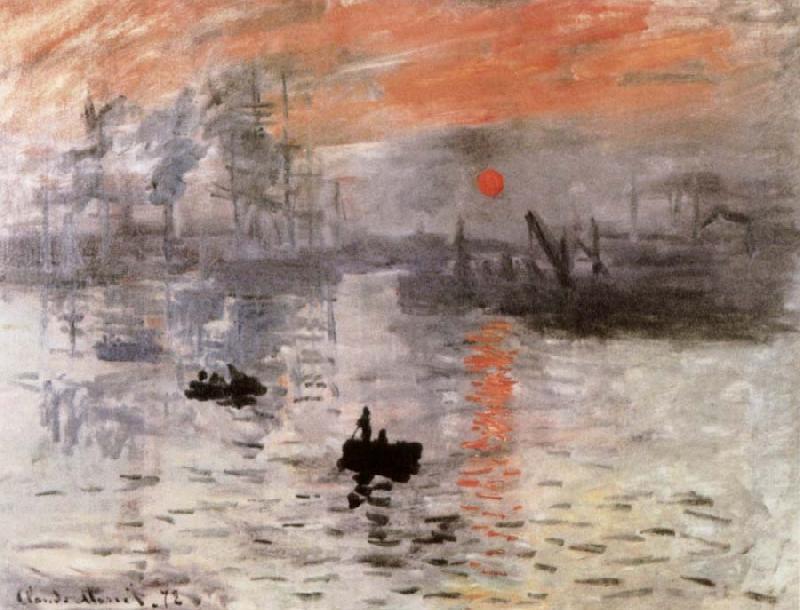 Claude Monet Impresstion Sunrise china oil painting image